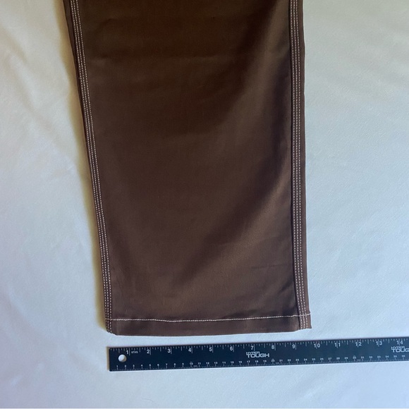 Nike SB Carpenter Pants Mens 32 Brown Baggy Skater Straight Leg Loose Fit Y2K - Picture 16 of 16